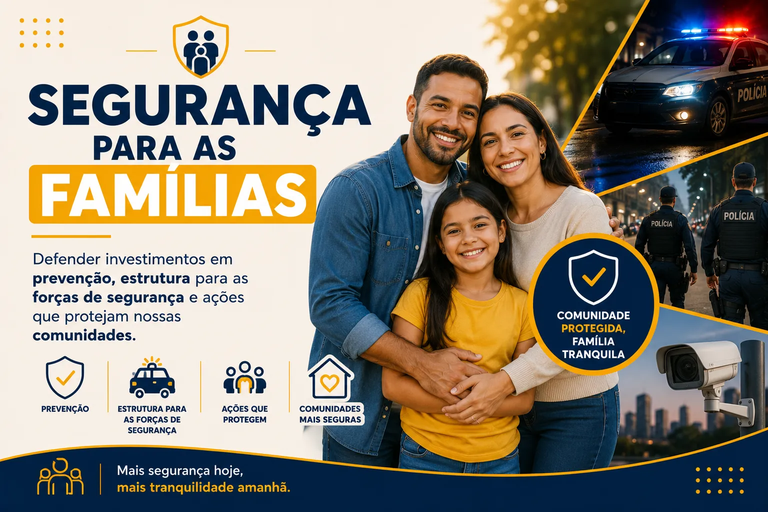 SEGURANÇA PARA AS FAMÍLIAS